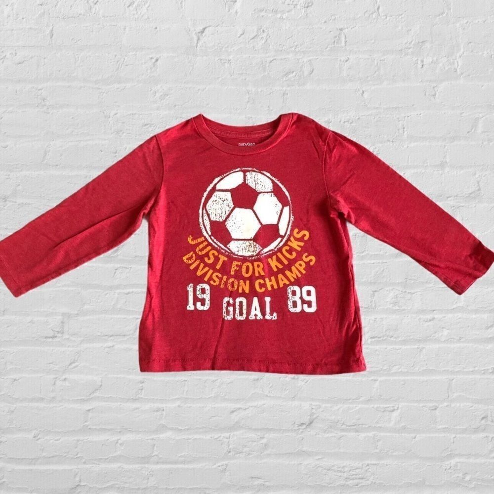 Baby Gap Soccer Just For Kicks Long Sleeve T-Shirt